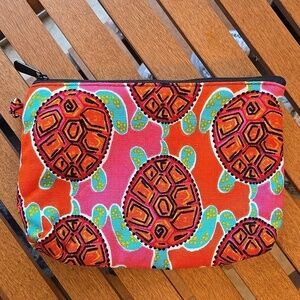 Thirty One Mini Zipper Pouch Sea Turtle Tango